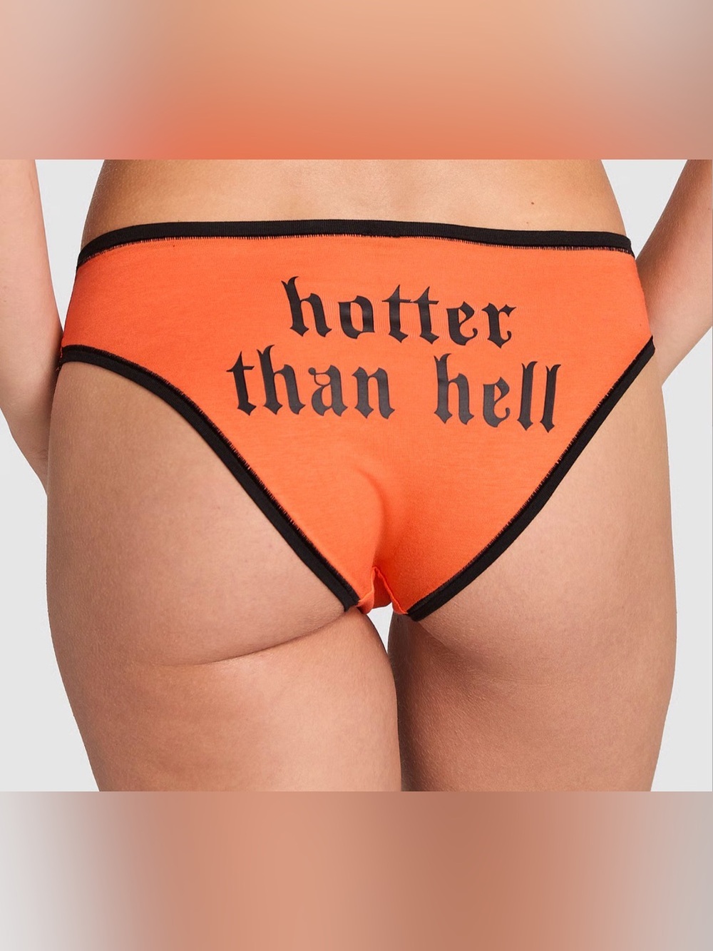3/$30 ⭐️ Hotter Than Hell NWT Victorias Secret Cotton Cheeky Panty Halloween S